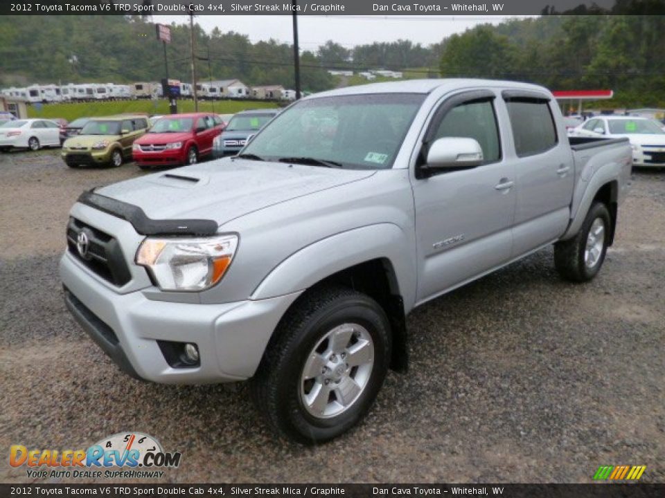 2012 Toyota Tacoma V6 TRD Sport Double Cab 4x4 Silver Streak Mica / Graphite Photo #3