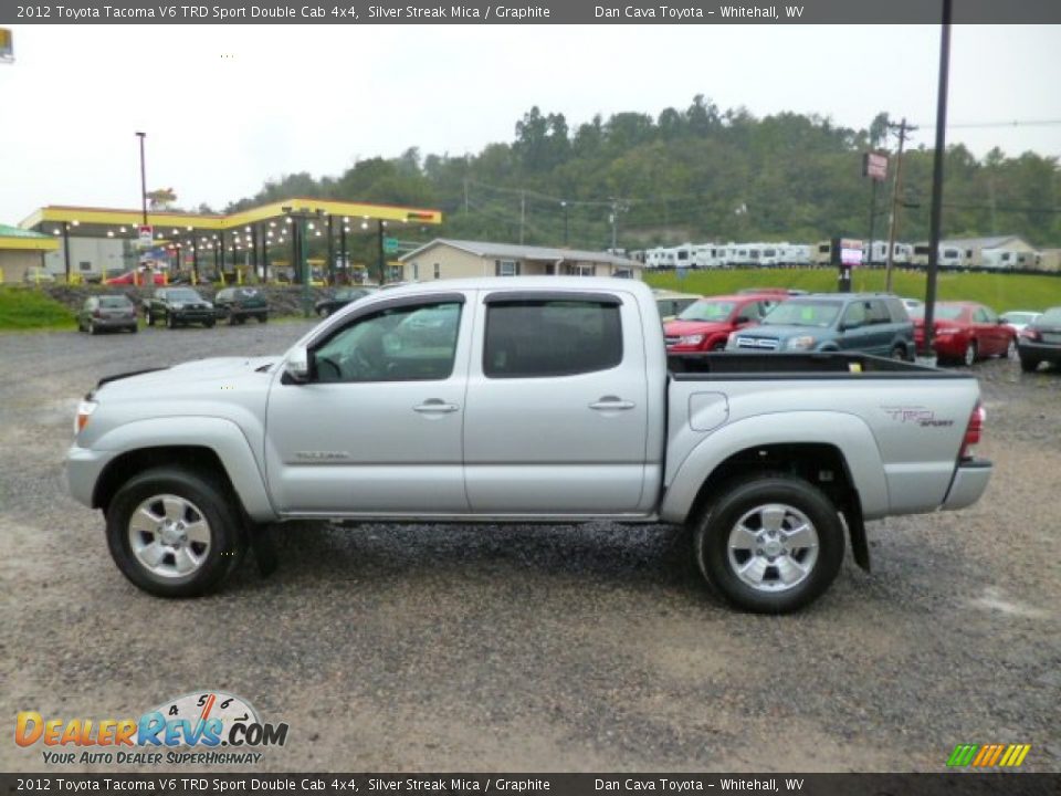 2012 Toyota Tacoma V6 TRD Sport Double Cab 4x4 Silver Streak Mica / Graphite Photo #4