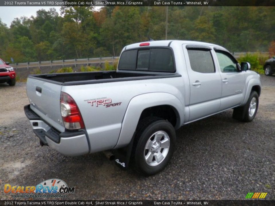 2012 Toyota Tacoma V6 TRD Sport Double Cab 4x4 Silver Streak Mica / Graphite Photo #6