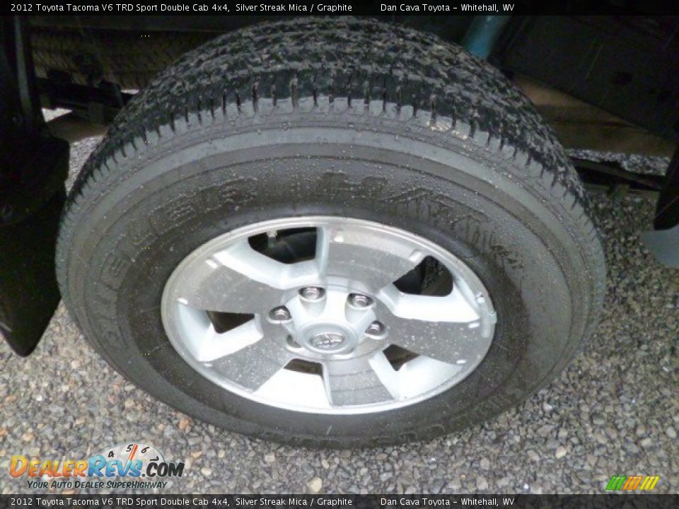 2012 Toyota Tacoma V6 TRD Sport Double Cab 4x4 Silver Streak Mica / Graphite Photo #7