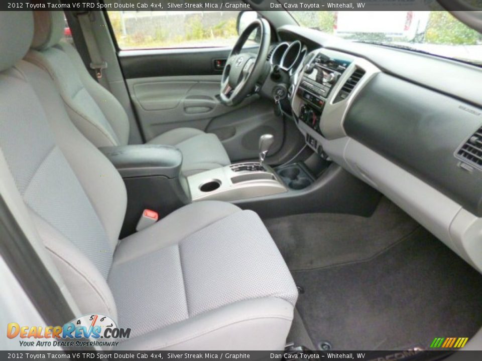 2012 Toyota Tacoma V6 TRD Sport Double Cab 4x4 Silver Streak Mica / Graphite Photo #8