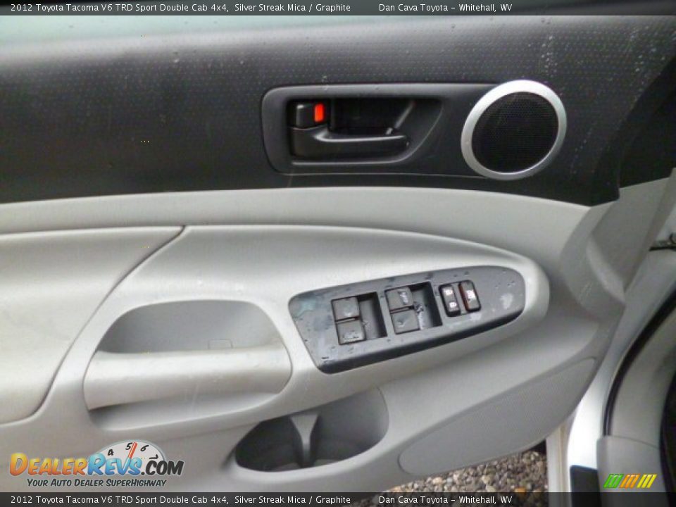 2012 Toyota Tacoma V6 TRD Sport Double Cab 4x4 Silver Streak Mica / Graphite Photo #12
