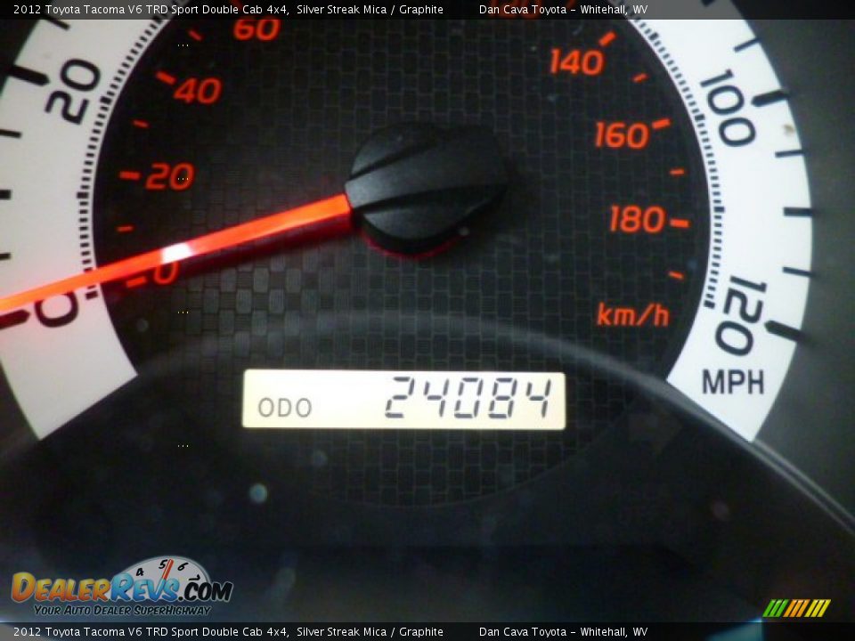 2012 Toyota Tacoma V6 TRD Sport Double Cab 4x4 Silver Streak Mica / Graphite Photo #15