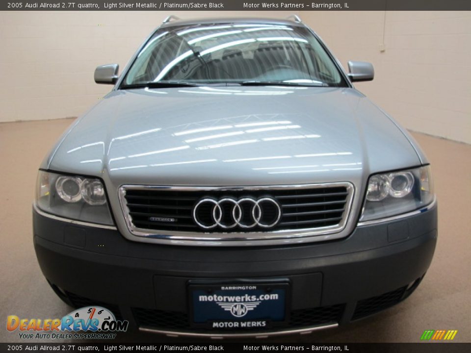 2005 Audi Allroad 2.7T quattro Light Silver Metallic / Platinum/Sabre Black Photo #2
