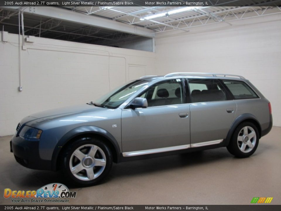 2005 Audi Allroad 2.7T quattro Light Silver Metallic / Platinum/Sabre Black Photo #4