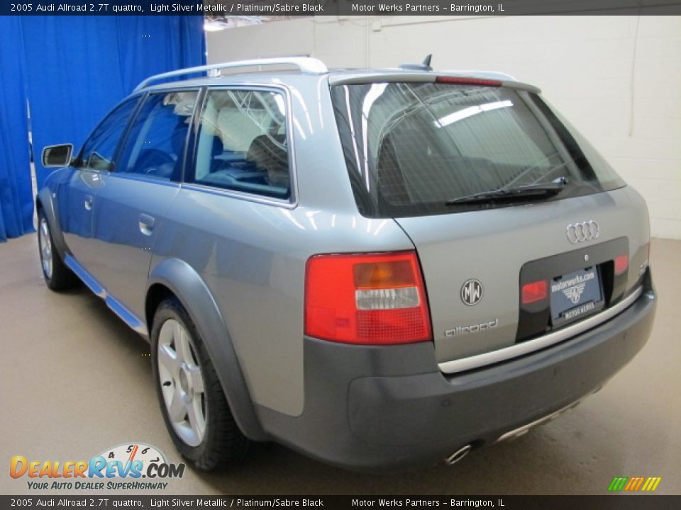 2005 Audi Allroad 2.7T quattro Light Silver Metallic / Platinum/Sabre Black Photo #5