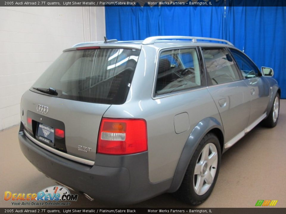 2005 Audi Allroad 2.7T quattro Light Silver Metallic / Platinum/Sabre Black Photo #7