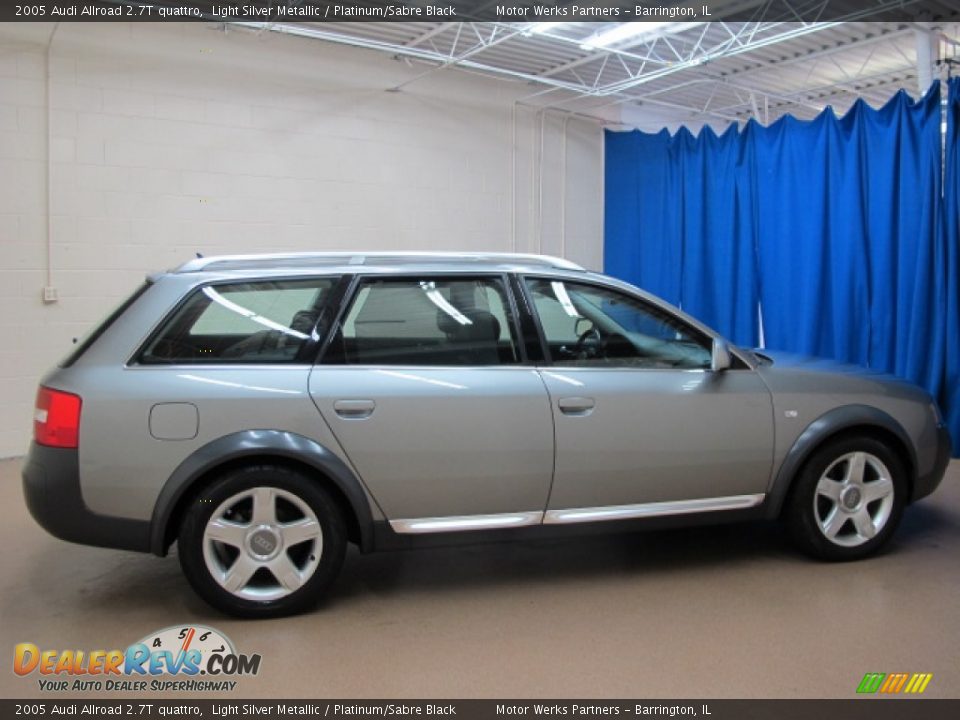 2005 Audi Allroad 2.7T quattro Light Silver Metallic / Platinum/Sabre Black Photo #8