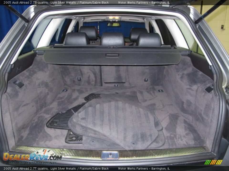 2005 Audi Allroad 2.7T quattro Light Silver Metallic / Platinum/Sabre Black Photo #9