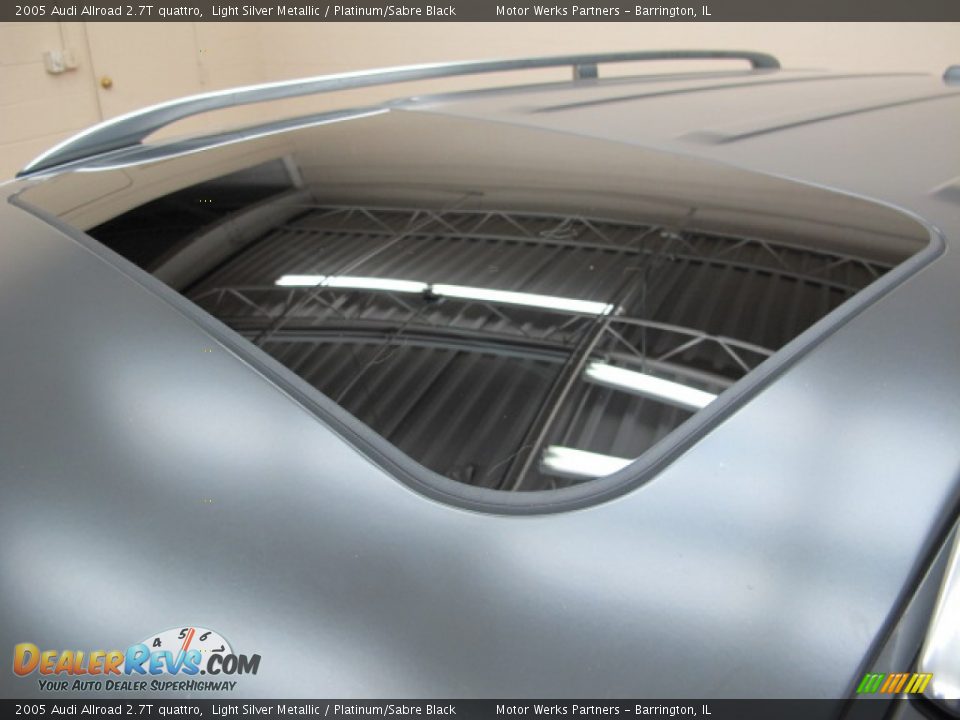 2005 Audi Allroad 2.7T quattro Light Silver Metallic / Platinum/Sabre Black Photo #10