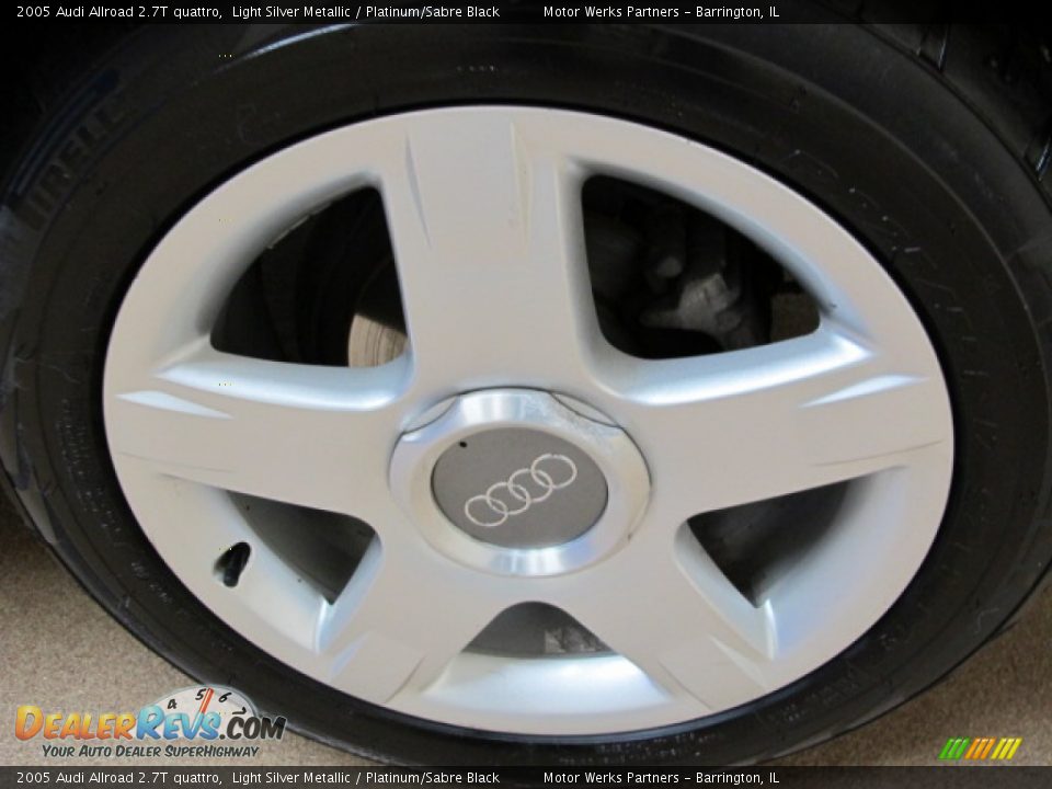 2005 Audi Allroad 2.7T quattro Light Silver Metallic / Platinum/Sabre Black Photo #13