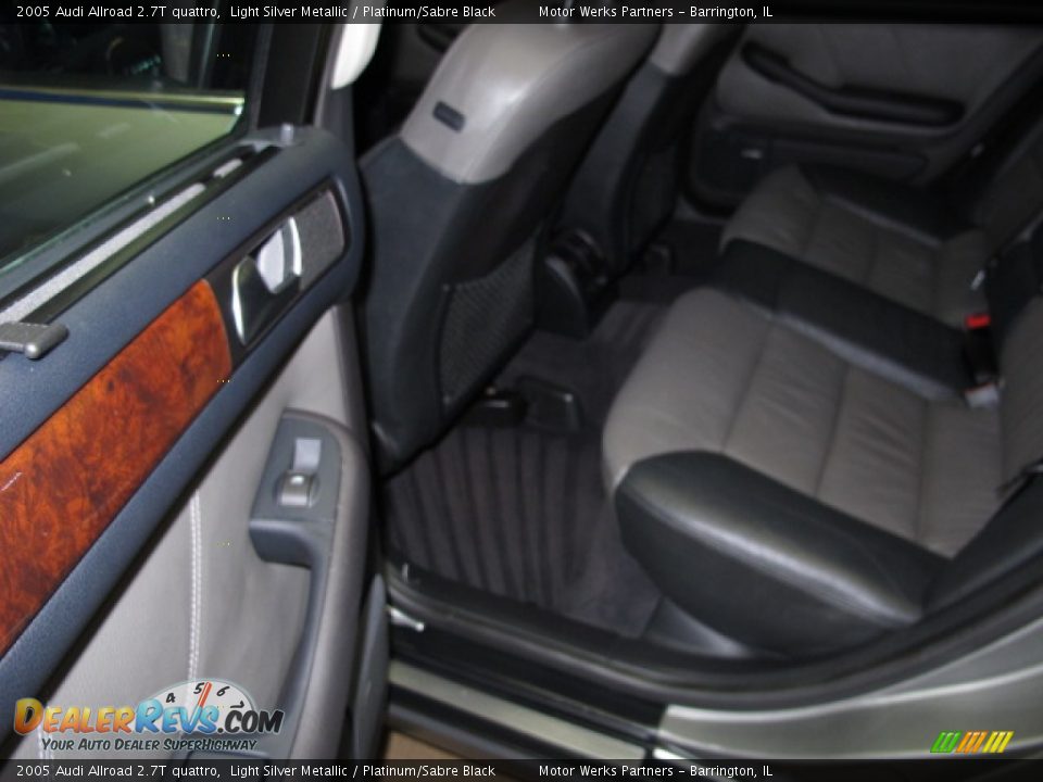 2005 Audi Allroad 2.7T quattro Light Silver Metallic / Platinum/Sabre Black Photo #17
