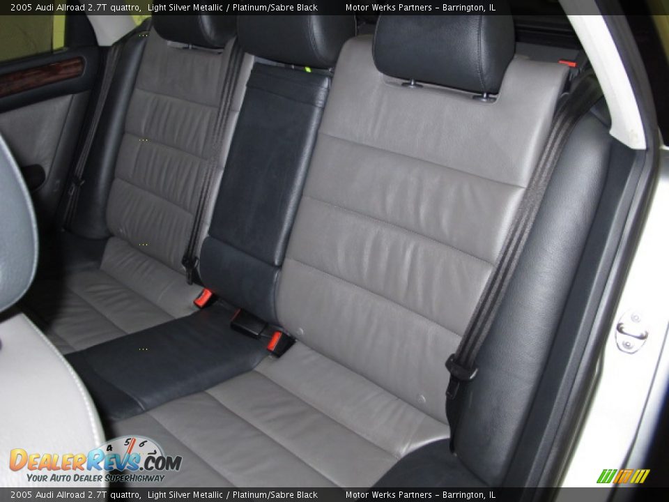 2005 Audi Allroad 2.7T quattro Light Silver Metallic / Platinum/Sabre Black Photo #18
