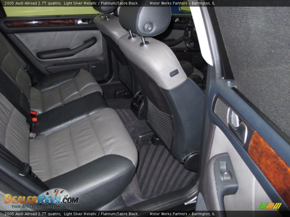 2005 Audi Allroad 2.7T quattro Light Silver Metallic / Platinum/Sabre Black Photo #19