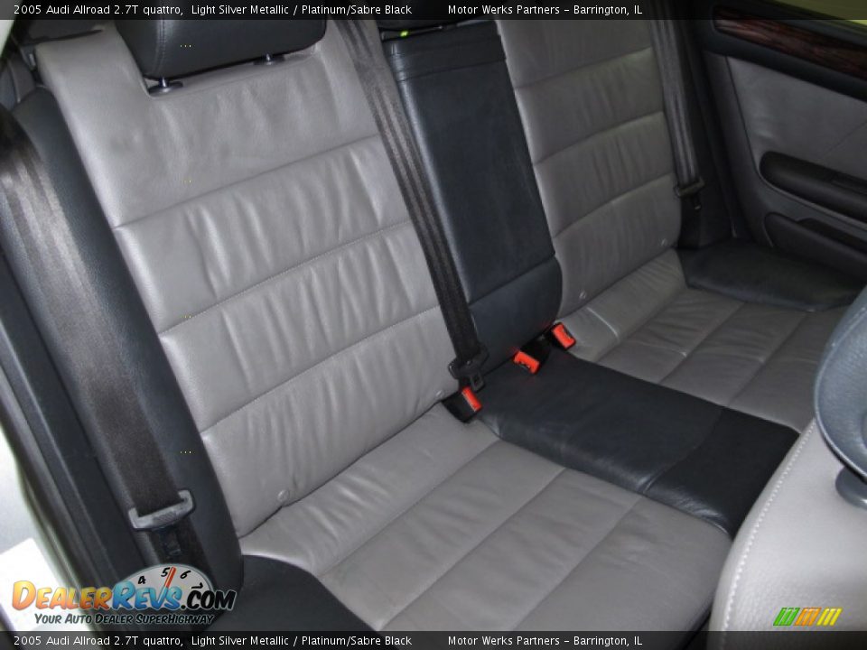 2005 Audi Allroad 2.7T quattro Light Silver Metallic / Platinum/Sabre Black Photo #20