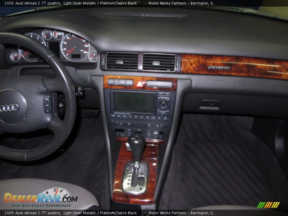 2005 Audi Allroad 2.7T quattro Light Silver Metallic / Platinum/Sabre Black Photo #24