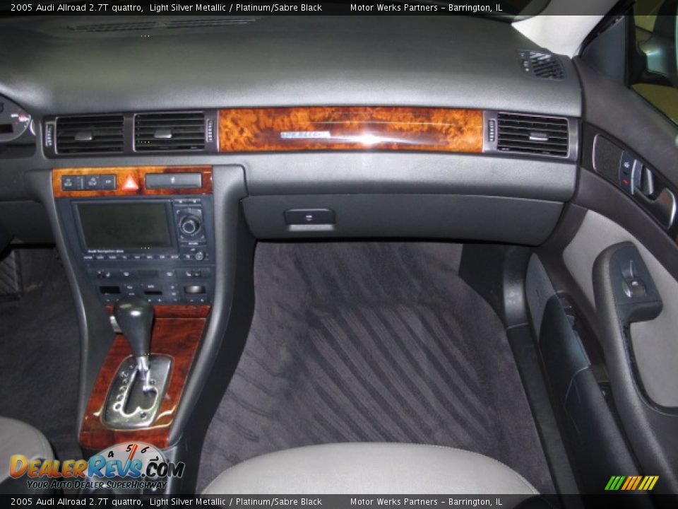 2005 Audi Allroad 2.7T quattro Light Silver Metallic / Platinum/Sabre Black Photo #25