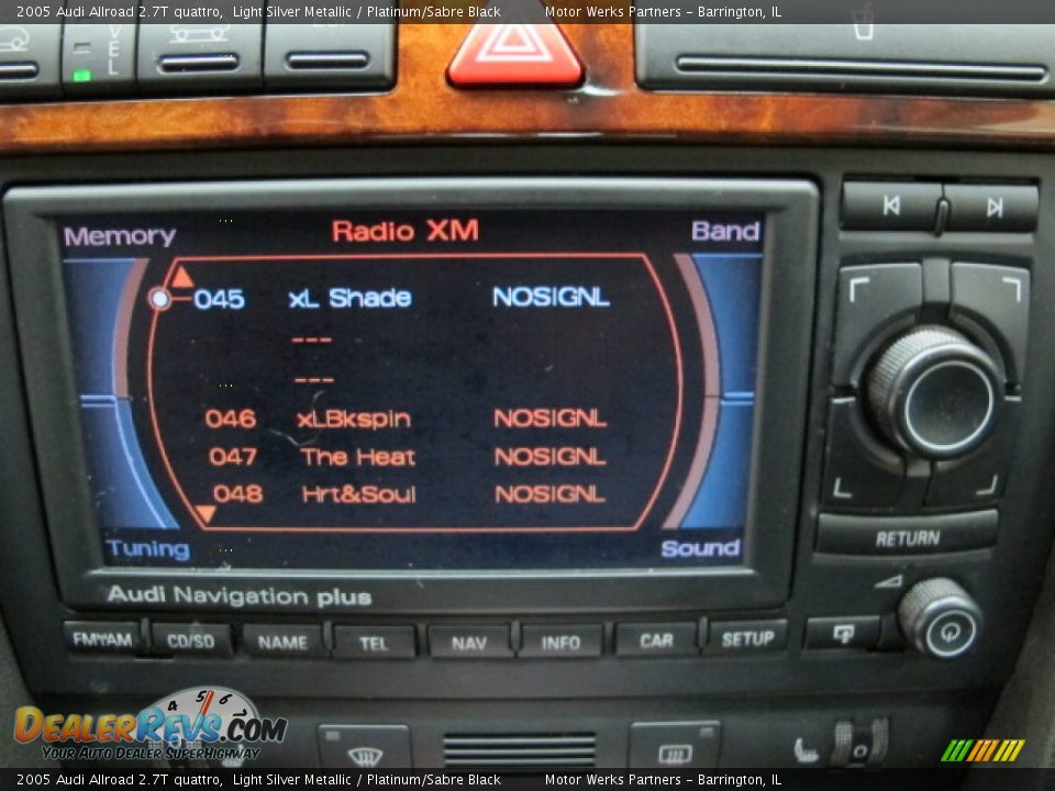 2005 Audi Allroad 2.7T quattro Light Silver Metallic / Platinum/Sabre Black Photo #29