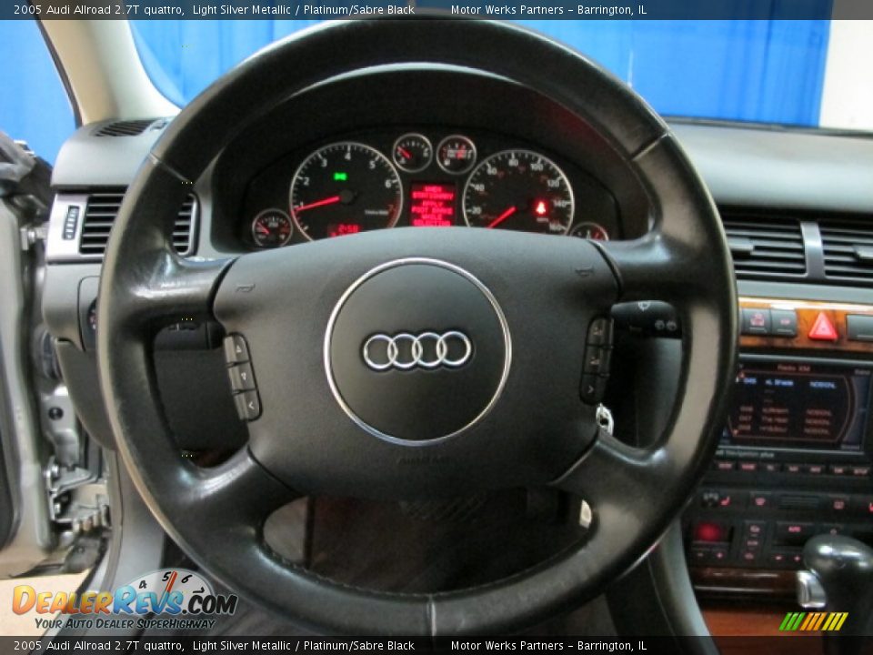 2005 Audi Allroad 2.7T quattro Light Silver Metallic / Platinum/Sabre Black Photo #32