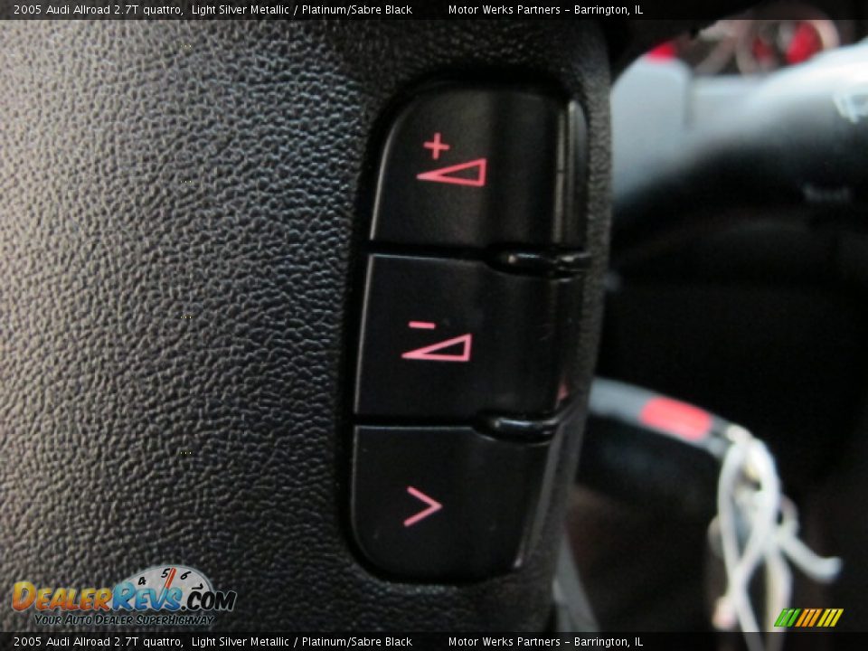 2005 Audi Allroad 2.7T quattro Light Silver Metallic / Platinum/Sabre Black Photo #33