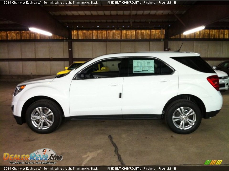 2014 Chevrolet Equinox LS Summit White / Light Titanium/Jet Black Photo #3