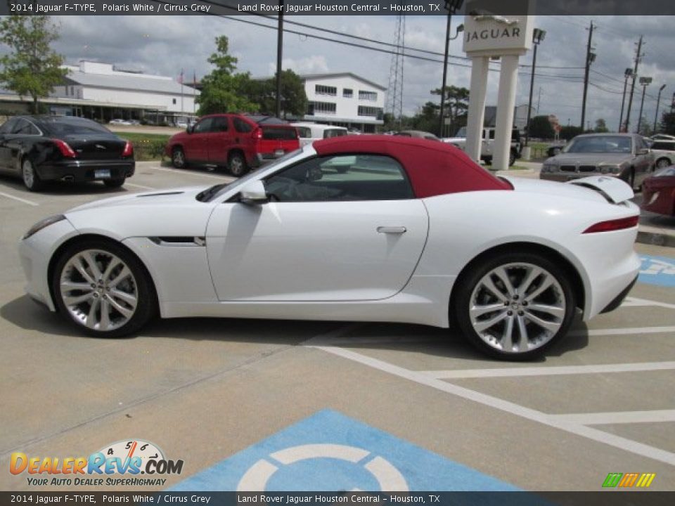 Polaris White 2014 Jaguar F-TYPE  Photo #7