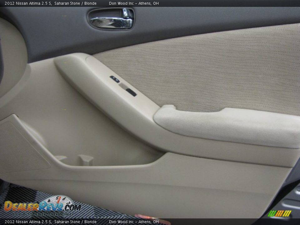 2012 Nissan Altima 2.5 S Saharan Stone / Blonde Photo #14