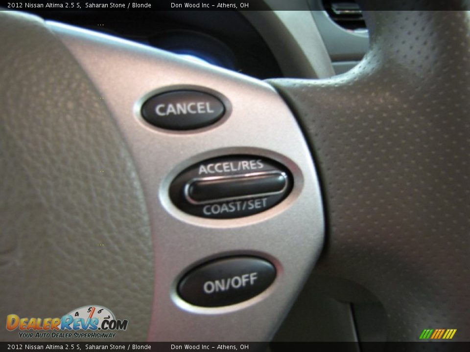 2012 Nissan Altima 2.5 S Saharan Stone / Blonde Photo #16
