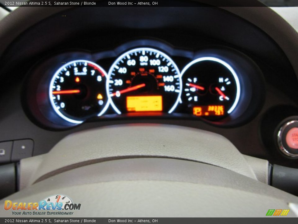2012 Nissan Altima 2.5 S Saharan Stone / Blonde Photo #19