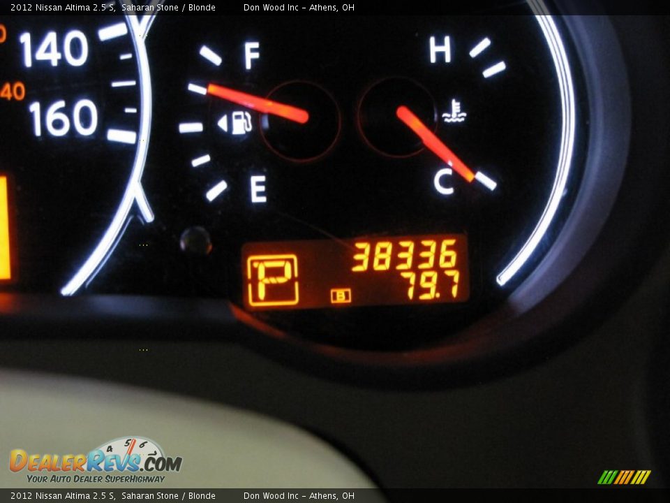 2012 Nissan Altima 2.5 S Saharan Stone / Blonde Photo #20