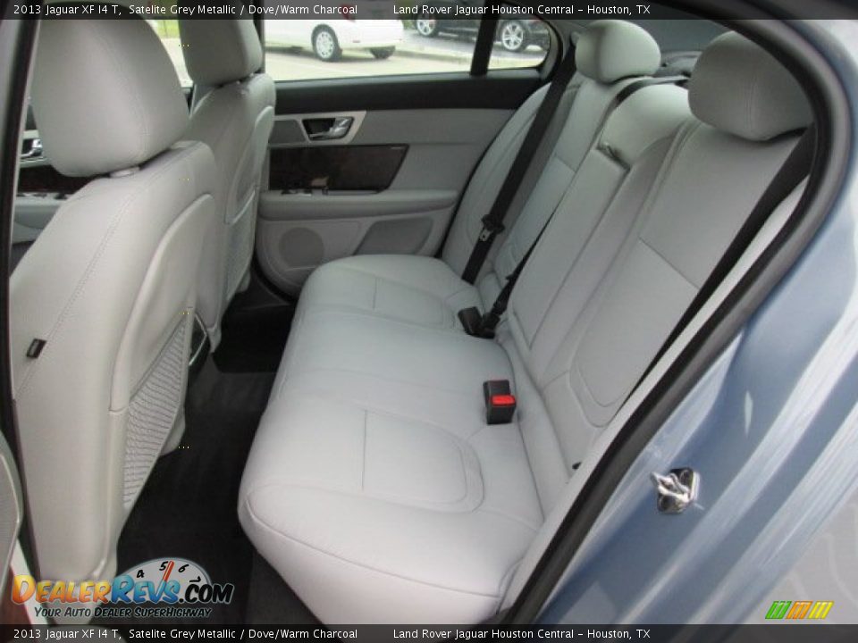 Rear Seat of 2013 Jaguar XF I4 T Photo #10