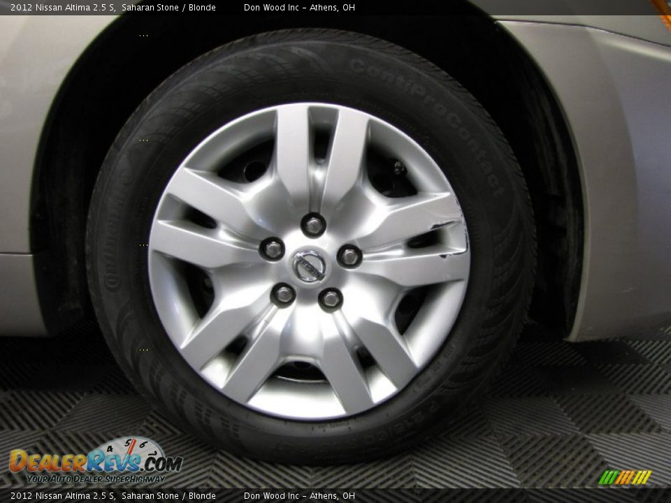 2012 Nissan Altima 2.5 S Saharan Stone / Blonde Photo #24