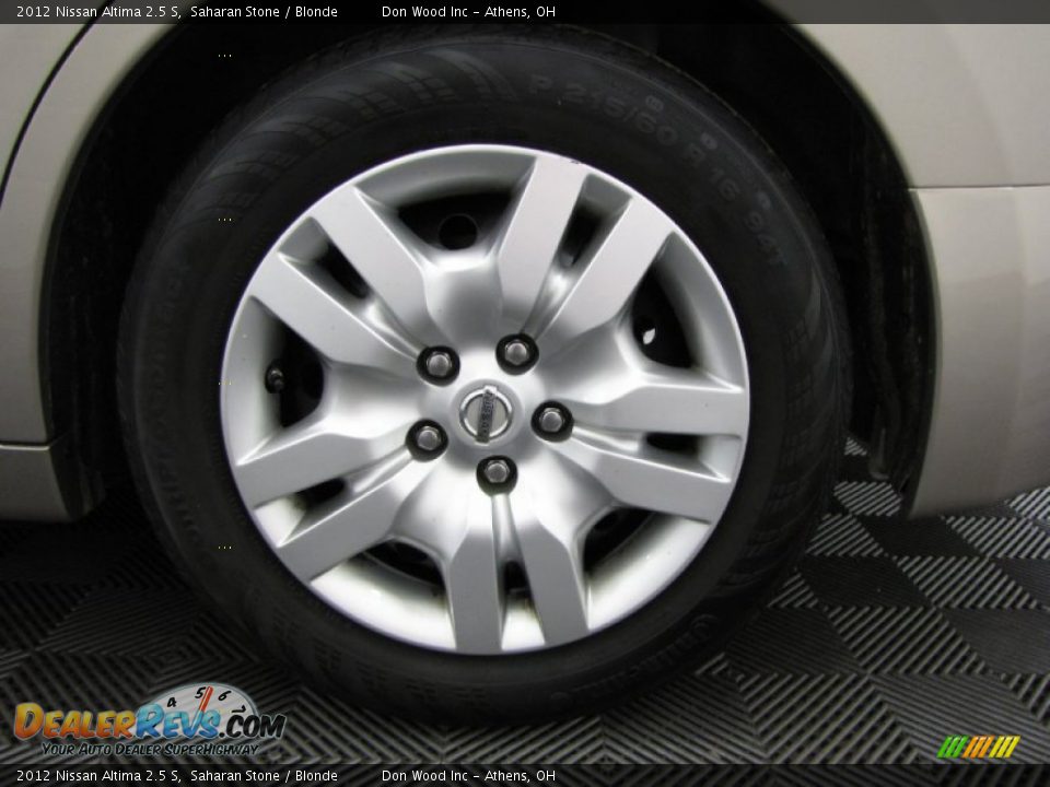 2012 Nissan Altima 2.5 S Saharan Stone / Blonde Photo #26