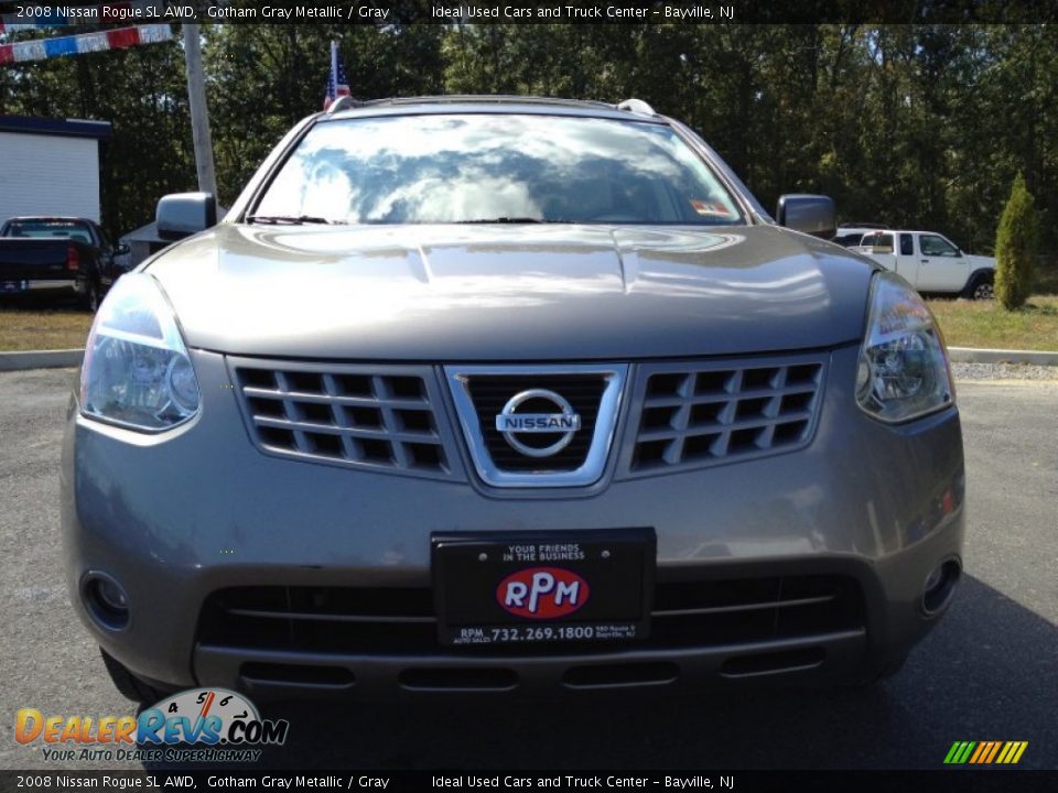 2008 Nissan Rogue SL AWD Gotham Gray Metallic / Gray Photo #2