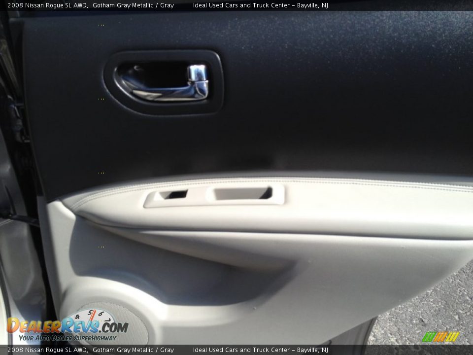 2008 Nissan Rogue SL AWD Gotham Gray Metallic / Gray Photo #10