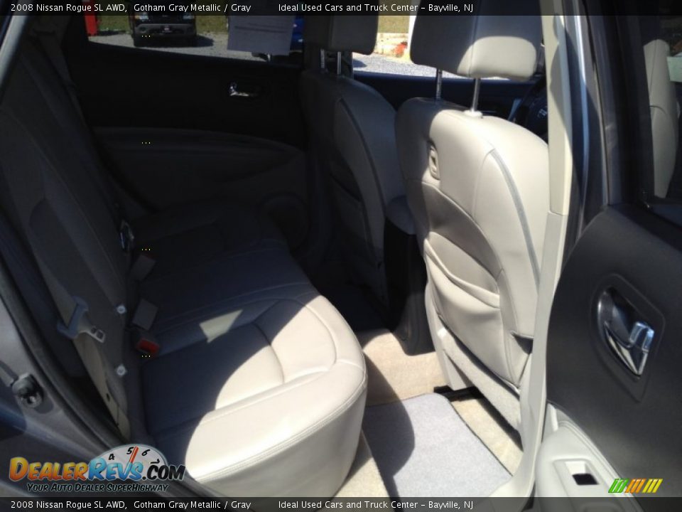 2008 Nissan Rogue SL AWD Gotham Gray Metallic / Gray Photo #11