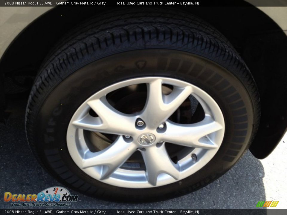 2008 Nissan Rogue SL AWD Gotham Gray Metallic / Gray Photo #13