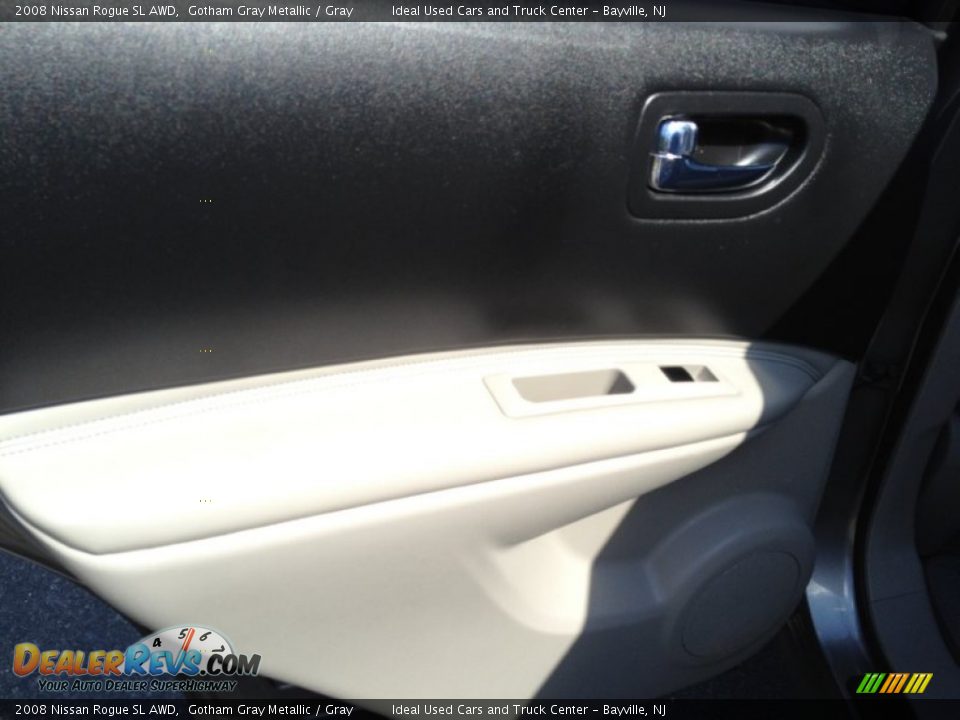 2008 Nissan Rogue SL AWD Gotham Gray Metallic / Gray Photo #16