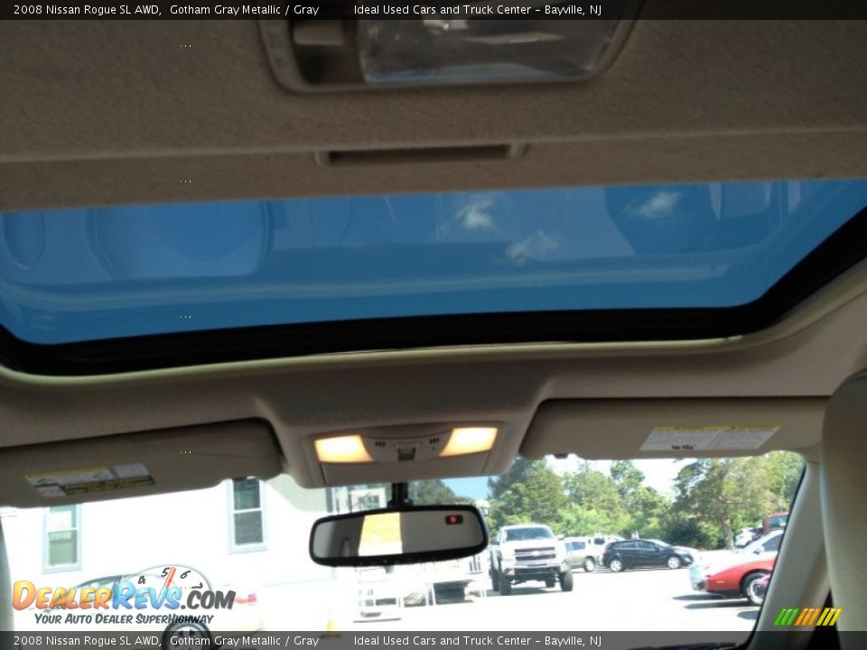 2008 Nissan Rogue SL AWD Gotham Gray Metallic / Gray Photo #18