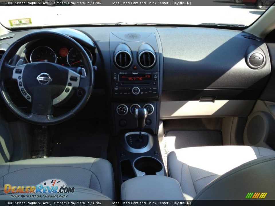 2008 Nissan Rogue SL AWD Gotham Gray Metallic / Gray Photo #19