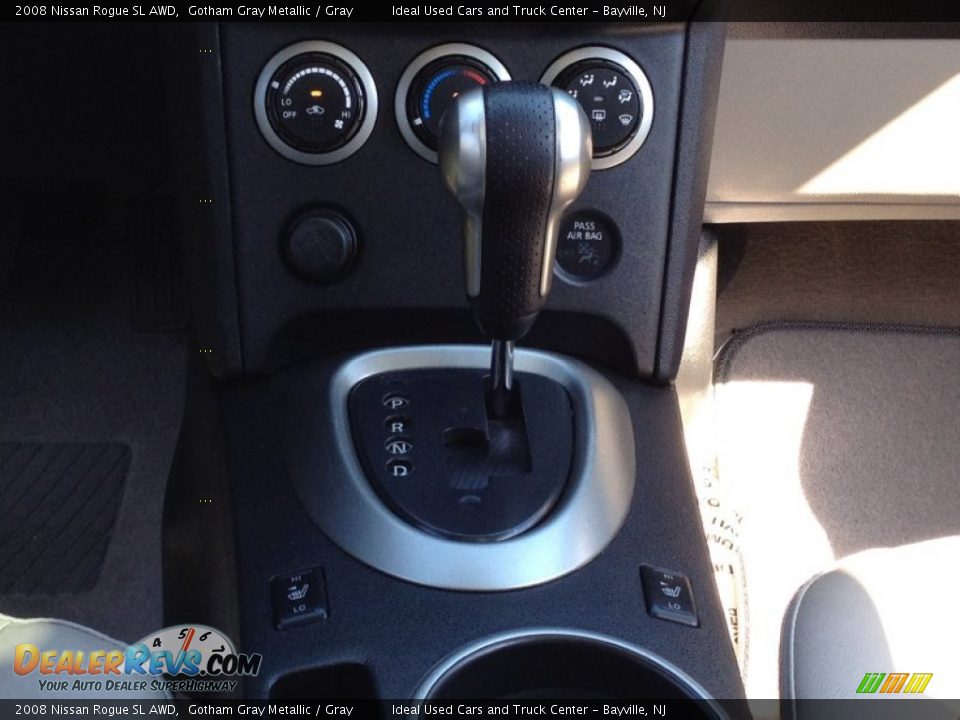 2008 Nissan Rogue SL AWD Gotham Gray Metallic / Gray Photo #20