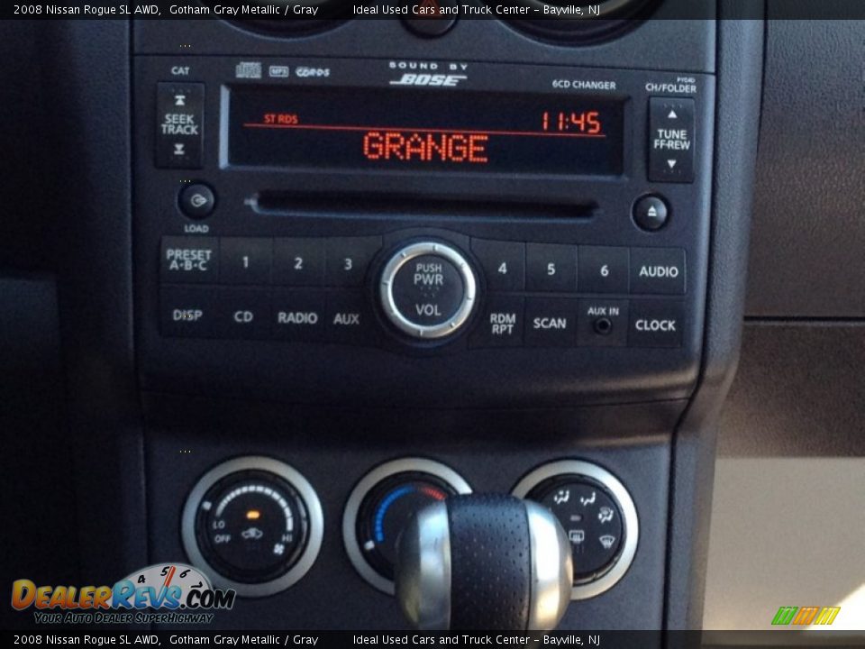 2008 Nissan Rogue SL AWD Gotham Gray Metallic / Gray Photo #21