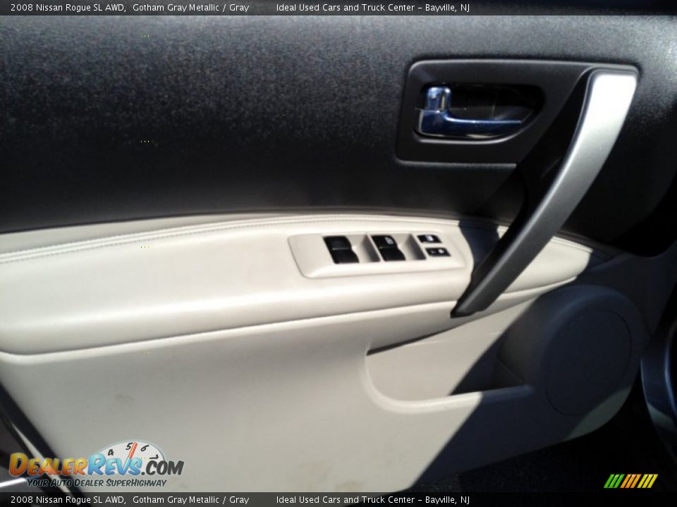 2008 Nissan Rogue SL AWD Gotham Gray Metallic / Gray Photo #23