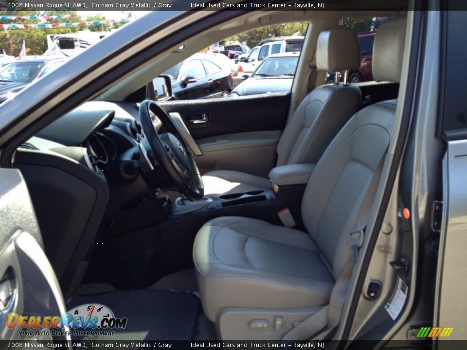 2008 Nissan Rogue SL AWD Gotham Gray Metallic / Gray Photo #25