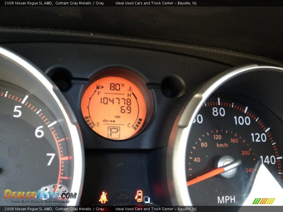 2008 Nissan Rogue SL AWD Gotham Gray Metallic / Gray Photo #26