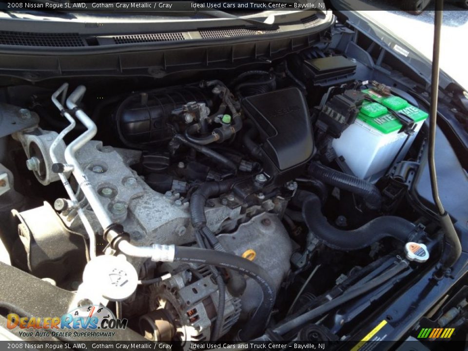 2008 Nissan Rogue SL AWD Gotham Gray Metallic / Gray Photo #27