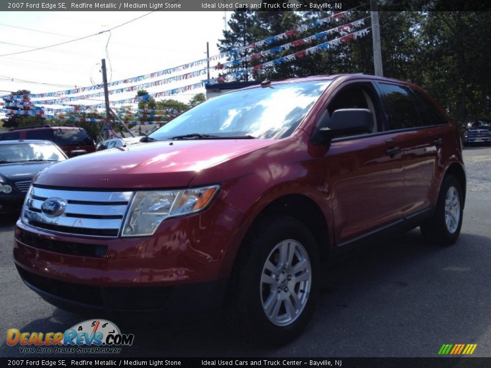 2007 Ford Edge SE Redfire Metallic / Medium Light Stone Photo #1