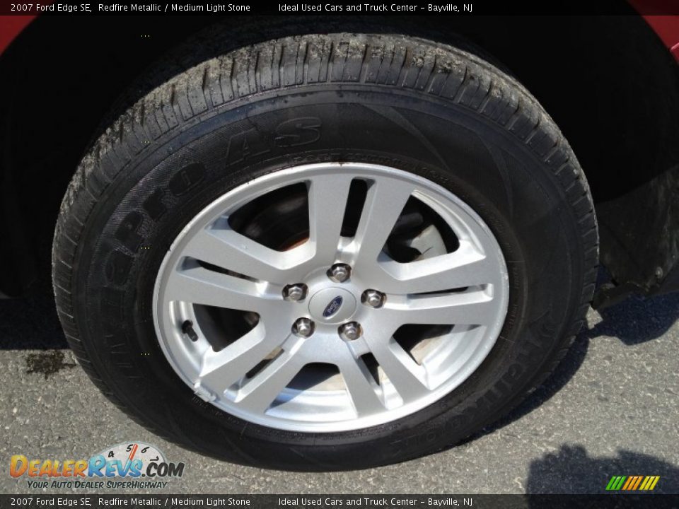 2007 Ford Edge SE Redfire Metallic / Medium Light Stone Photo #4