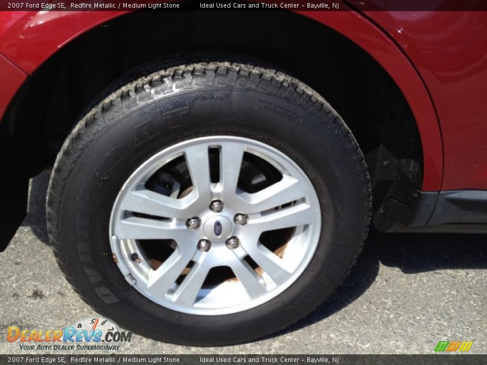 2007 Ford Edge SE Redfire Metallic / Medium Light Stone Photo #5