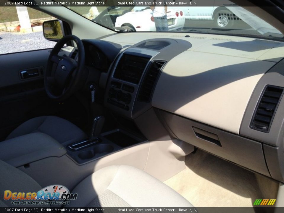 2007 Ford Edge SE Redfire Metallic / Medium Light Stone Photo #8
